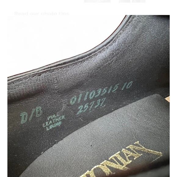 RARE UNWORN 1980s | BOSTONIAN 10D/B BLACK GRAIN LONGWING BLUCHER VINTAGE USA - Picture 7 of 9